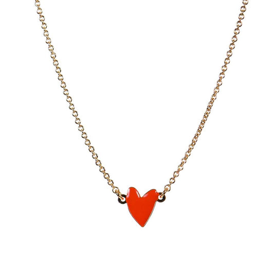 TITLEE Red Heart Necklace
