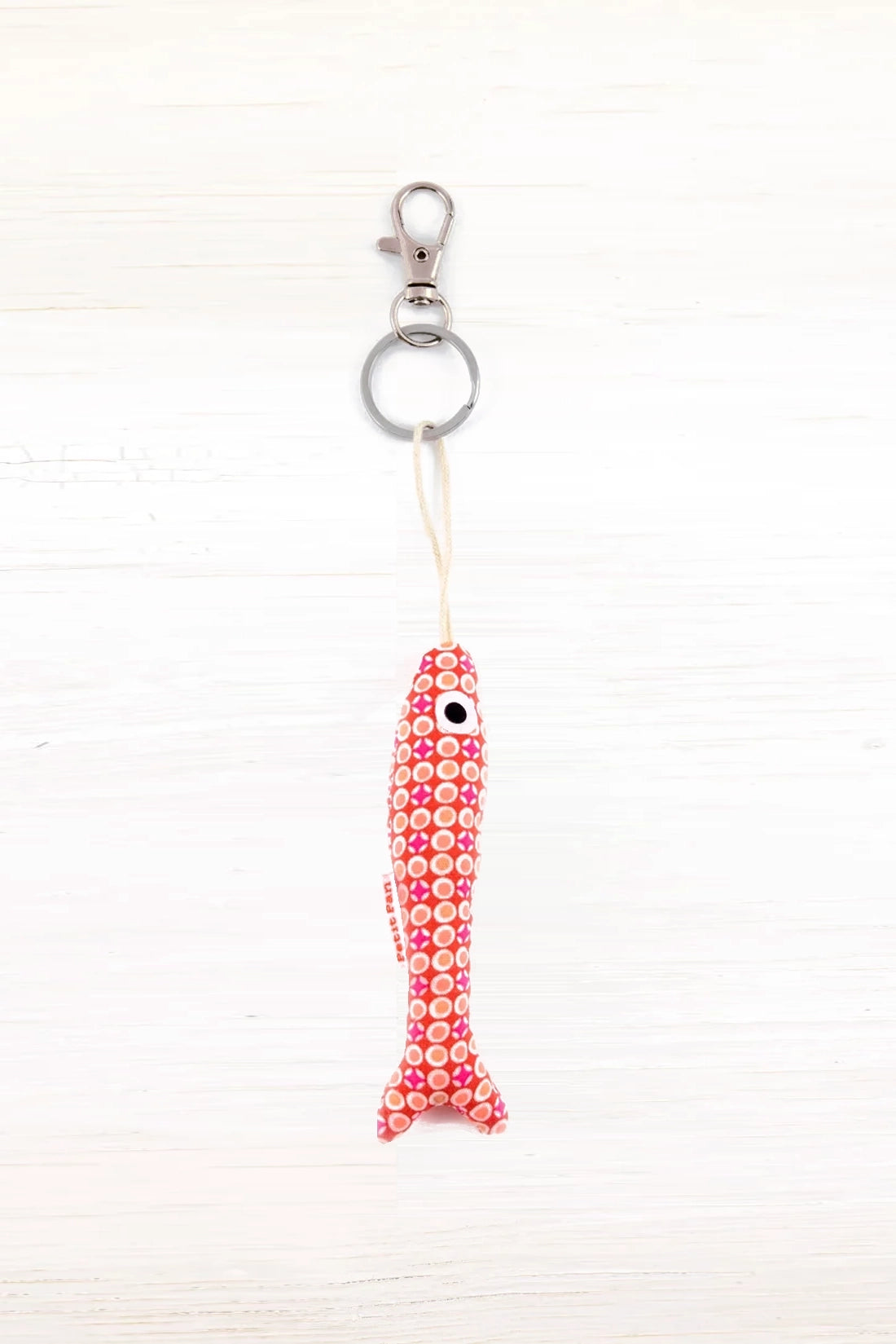 PETIT PAN Sardine Bag Charm Django Tangerine