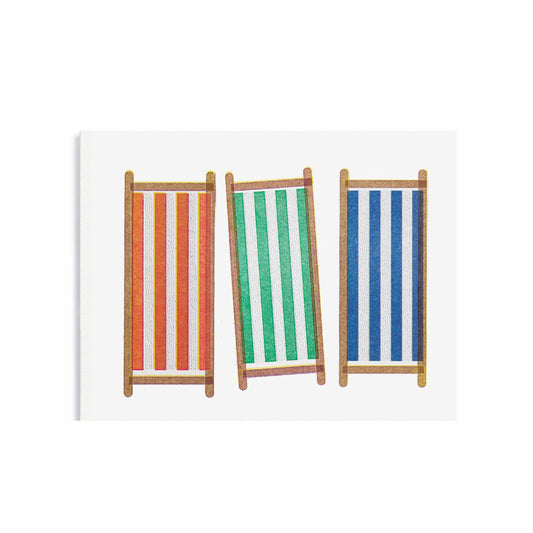 SCOUT EDITIONS Deckchairs Card