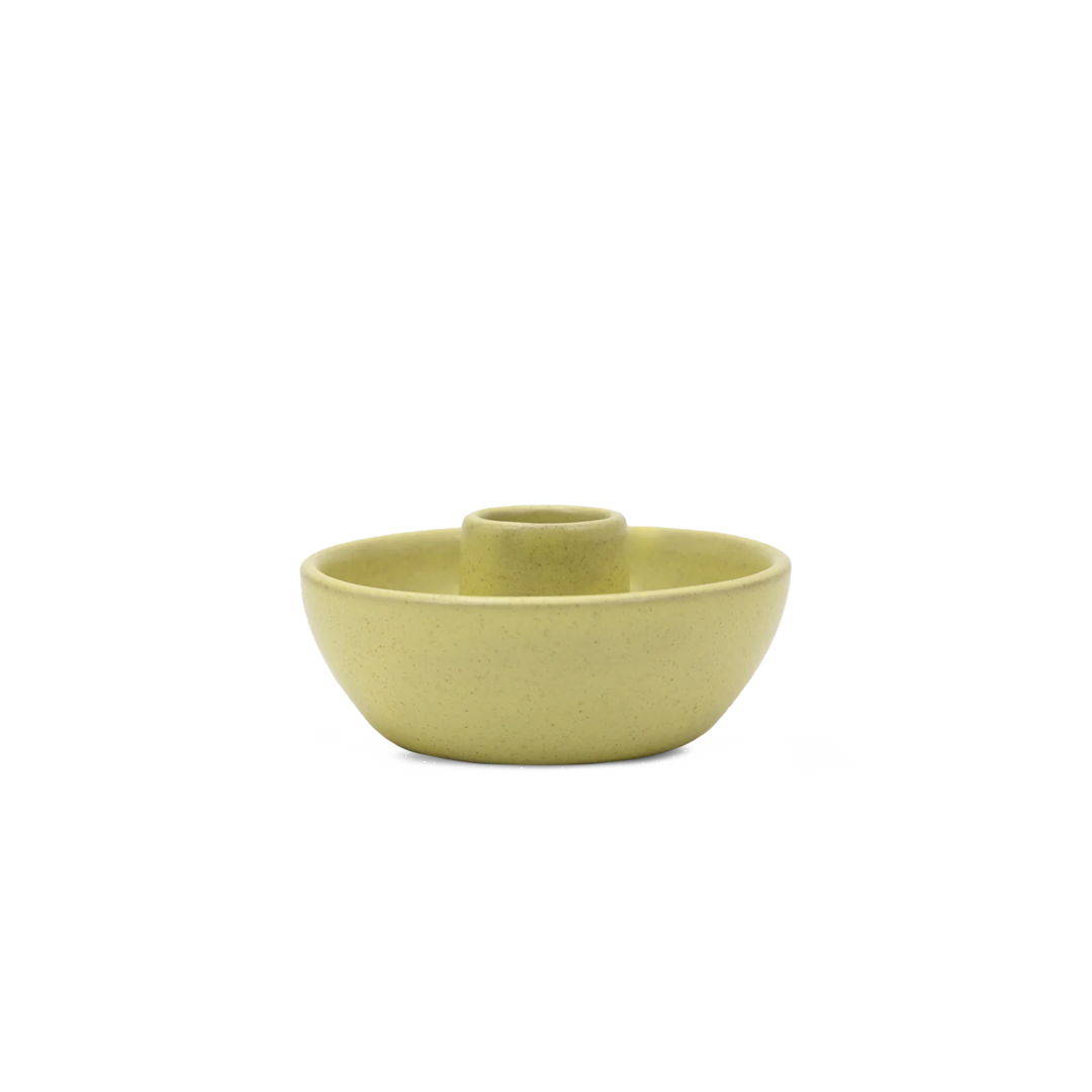 A WORLD OF CRAFT Selma Candle Holder Yellow