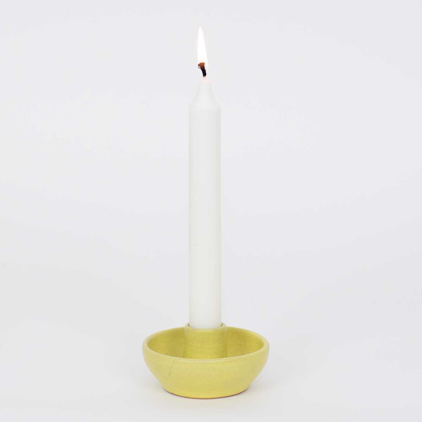 A WORLD OF CRAFT Selma Candle Holder Yellow