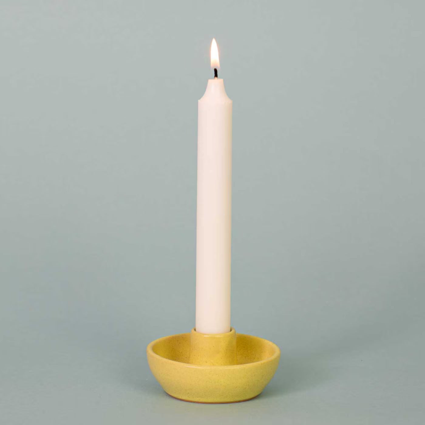 A WORLD OF CRAFT Selma Candle Holder Yellow