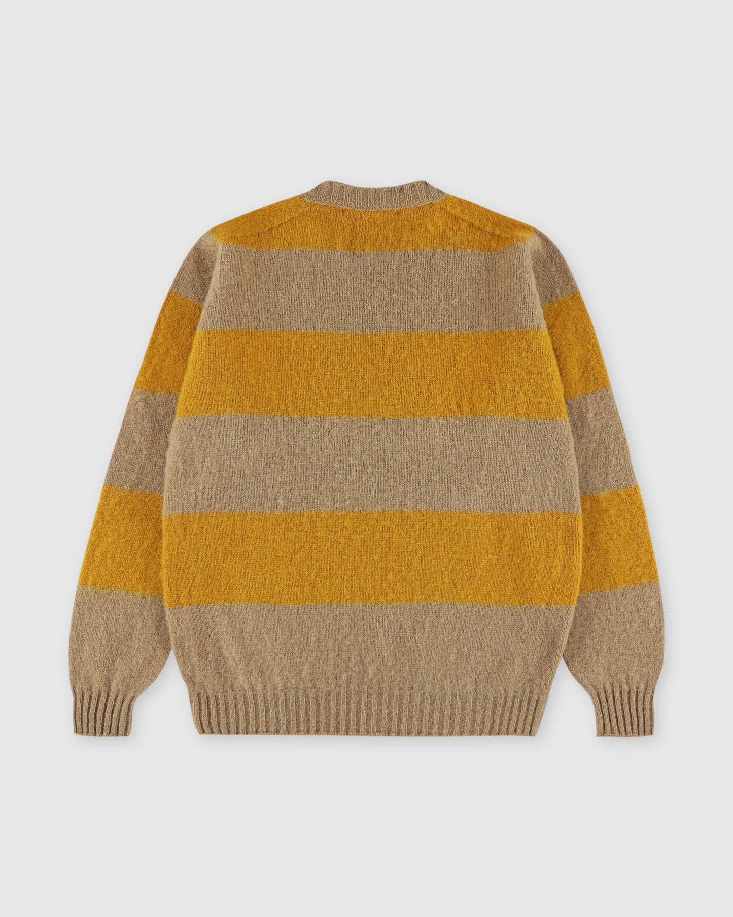 HOWLIN' Shaggy Bear Stripe Jumper Oat