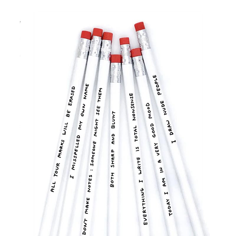 DAVID SHRIGLEY Pencil Set  (7 designs)