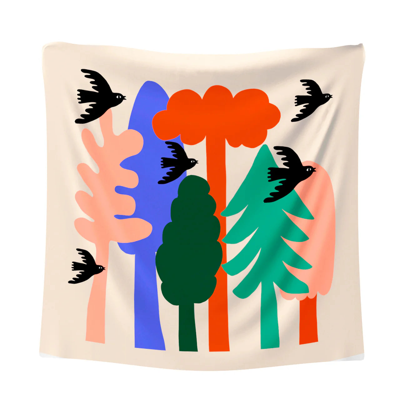 STUDIO ARDE Birds & Trees Scarf