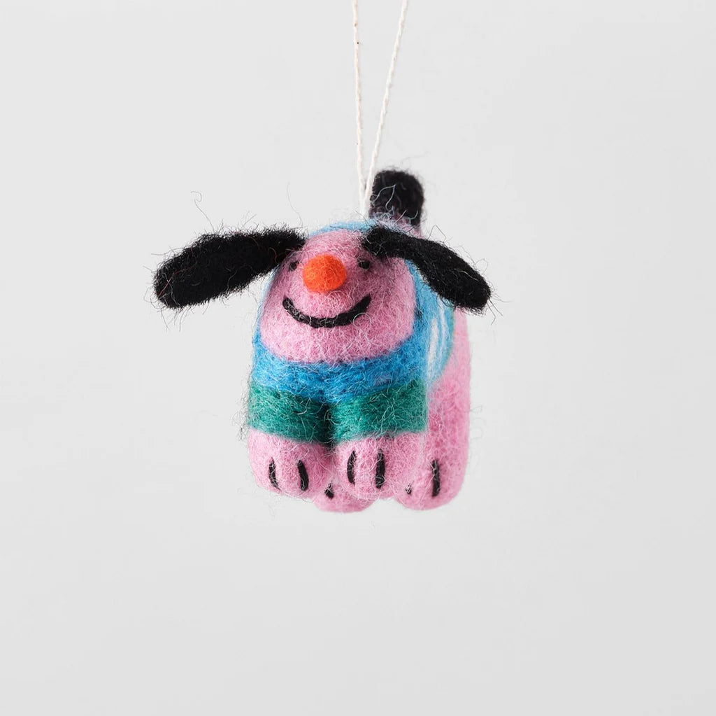 CARI VANDER YACHT Stumpy Dog Hanging Decoration