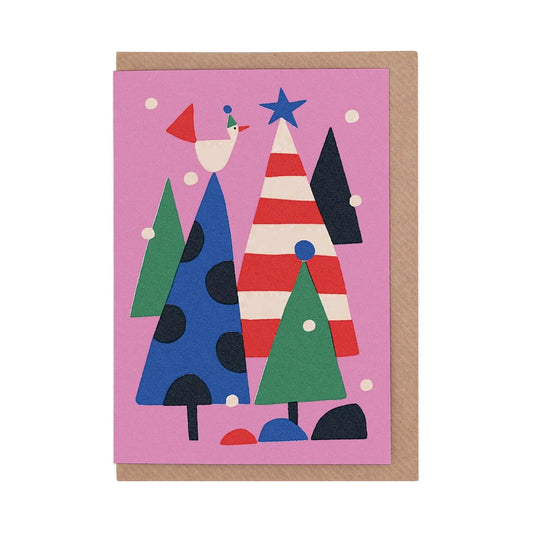 SUE DOEKSEN Winter Forest Card
