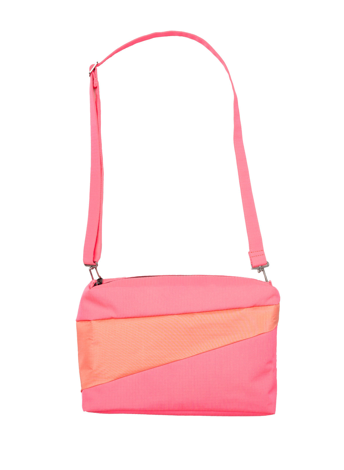 SUSAN BIJL Fluo Pink & Coral Medium Bum Bag