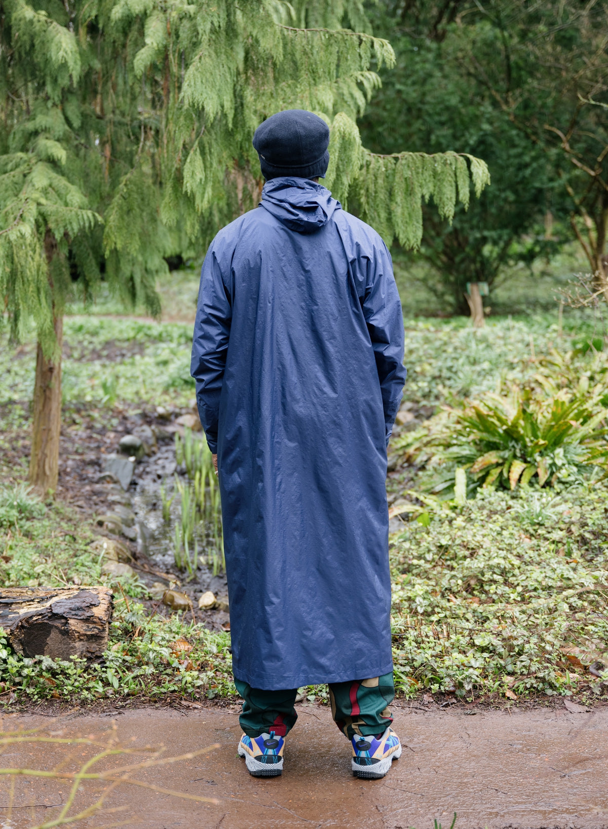 SUSAN BIJL Navy Raincoat