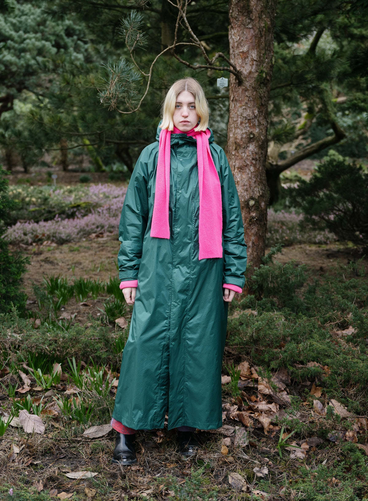 SUSAN BIJL Pine Raincoat