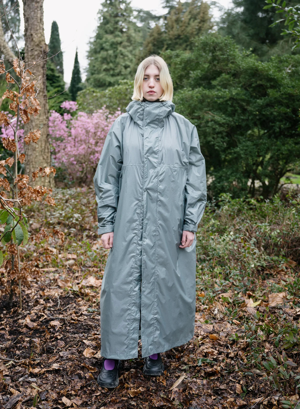 SUSAN BIJL Grey Raincoat