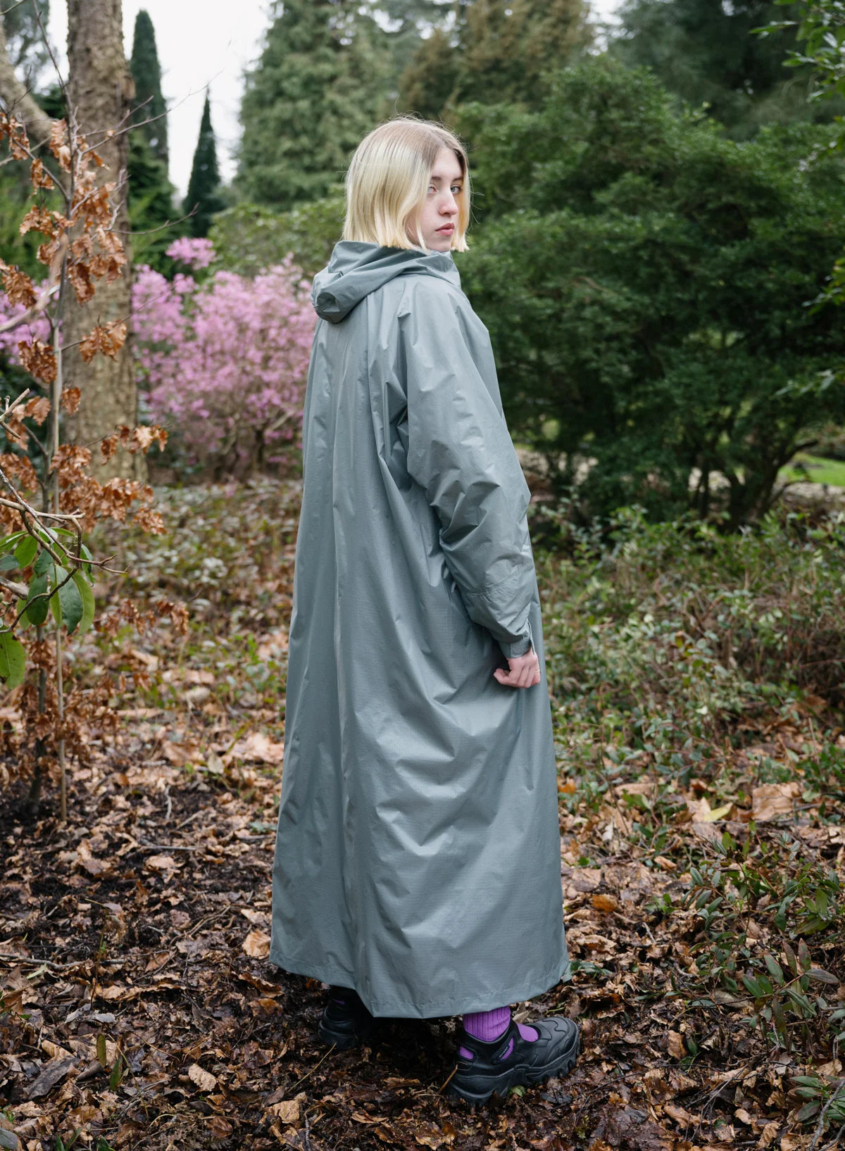 SUSAN BIJL Grey Raincoat