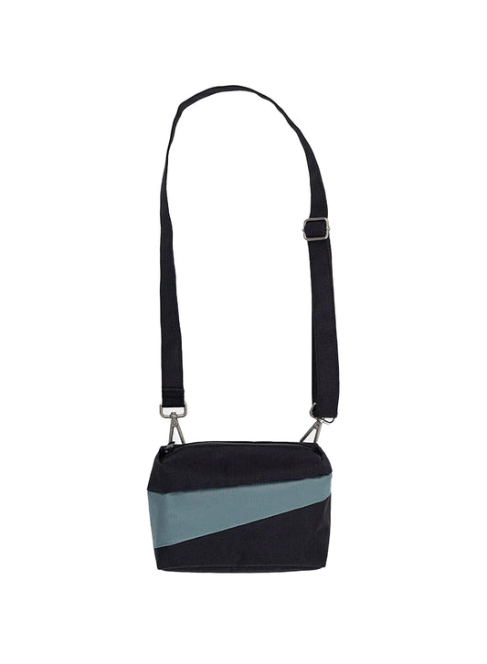SUSAN BIJL Black & Grey Small Bum Bag