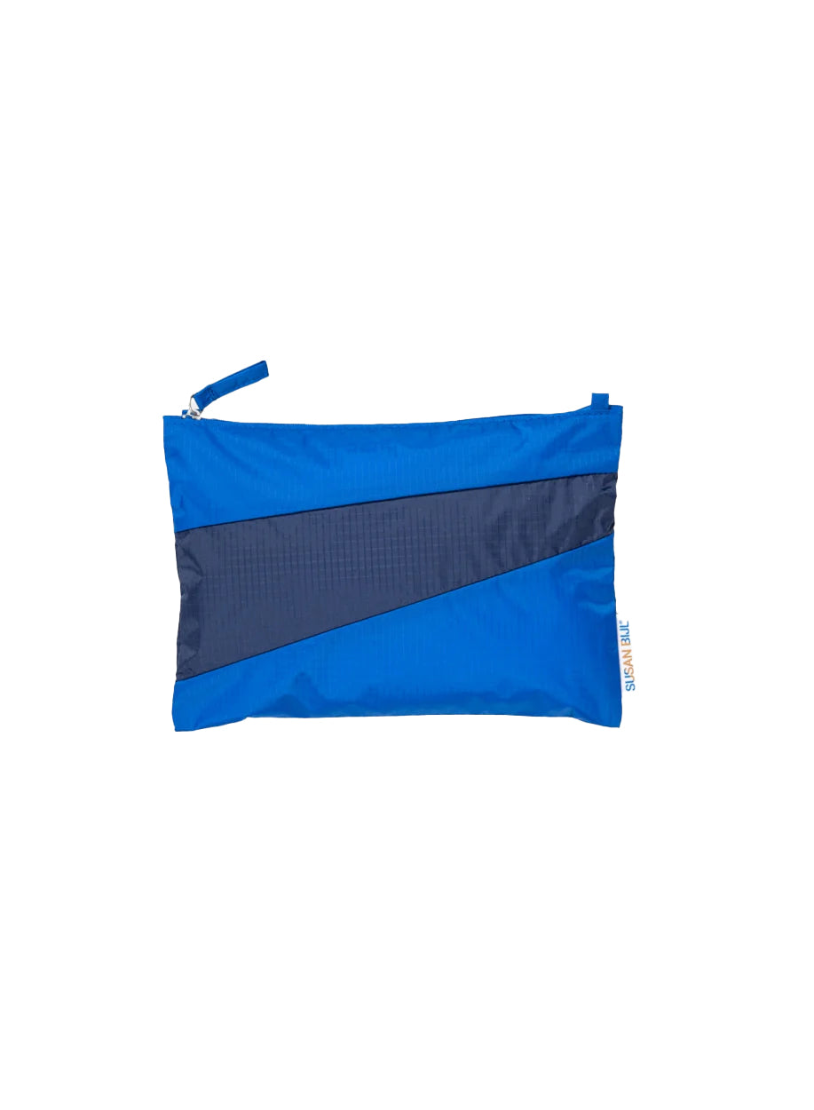 SUSAN BIJL Blue & Navy Medium Pouch