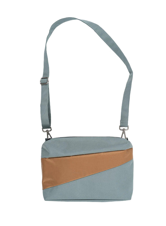 SUSAN BIJL Grey & Camel Medium Bum Bag