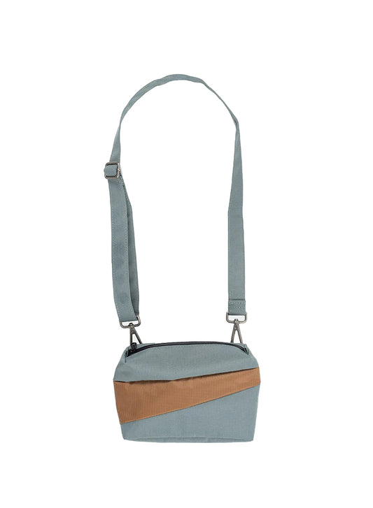 SUSAN BIJL Grey & Camel Small Bum Bag