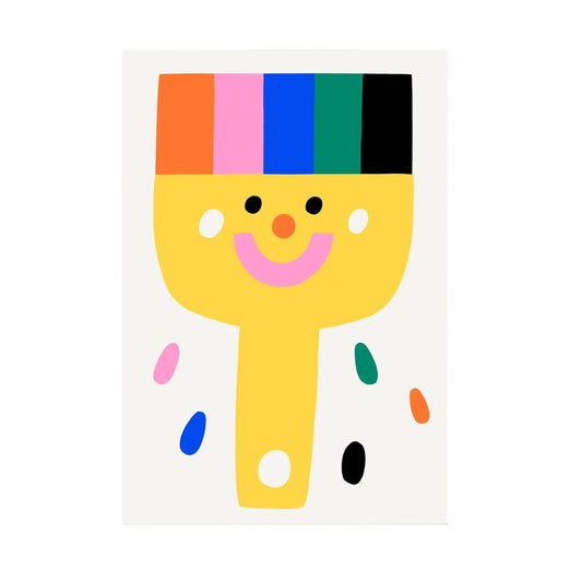 SUSIE HAMMER Paint Brush Print