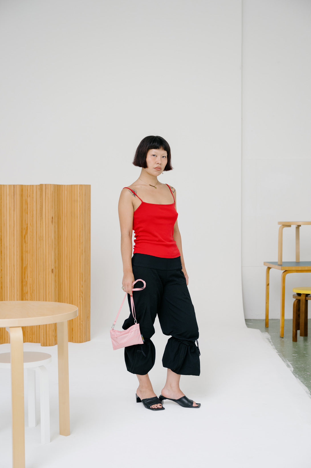 SUSAN BIJL Pink & Pink Small Pouch