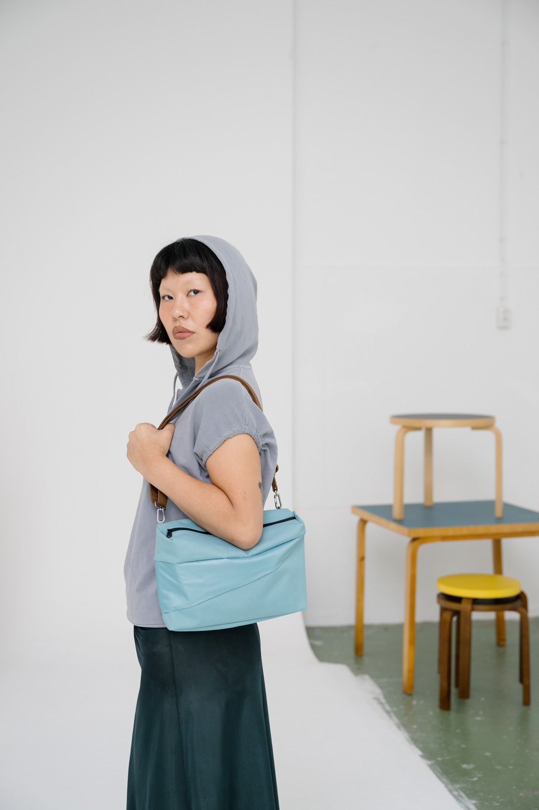 SUSAN BIJL Blue & Blue Medium Bum Bag