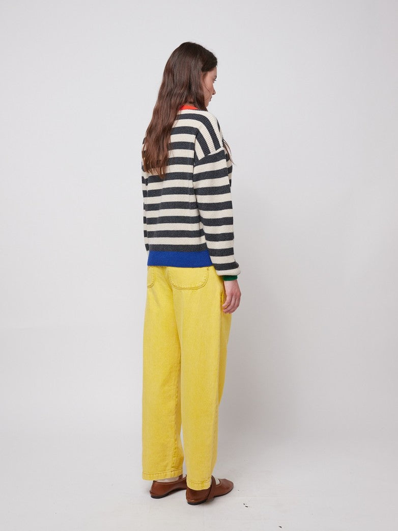 BOBO CHOSES Striped Wool Blend Jumper