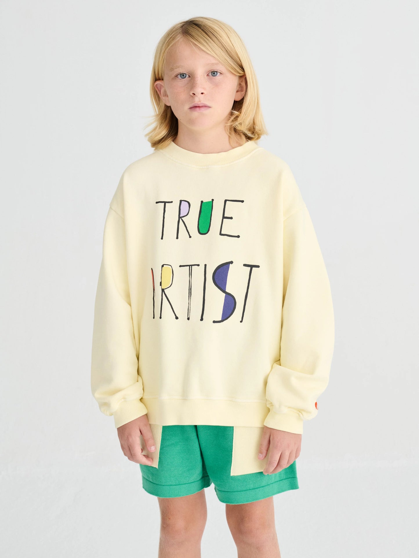 TRUE ARTIST Sweatshirt nº11 Soft Yellow