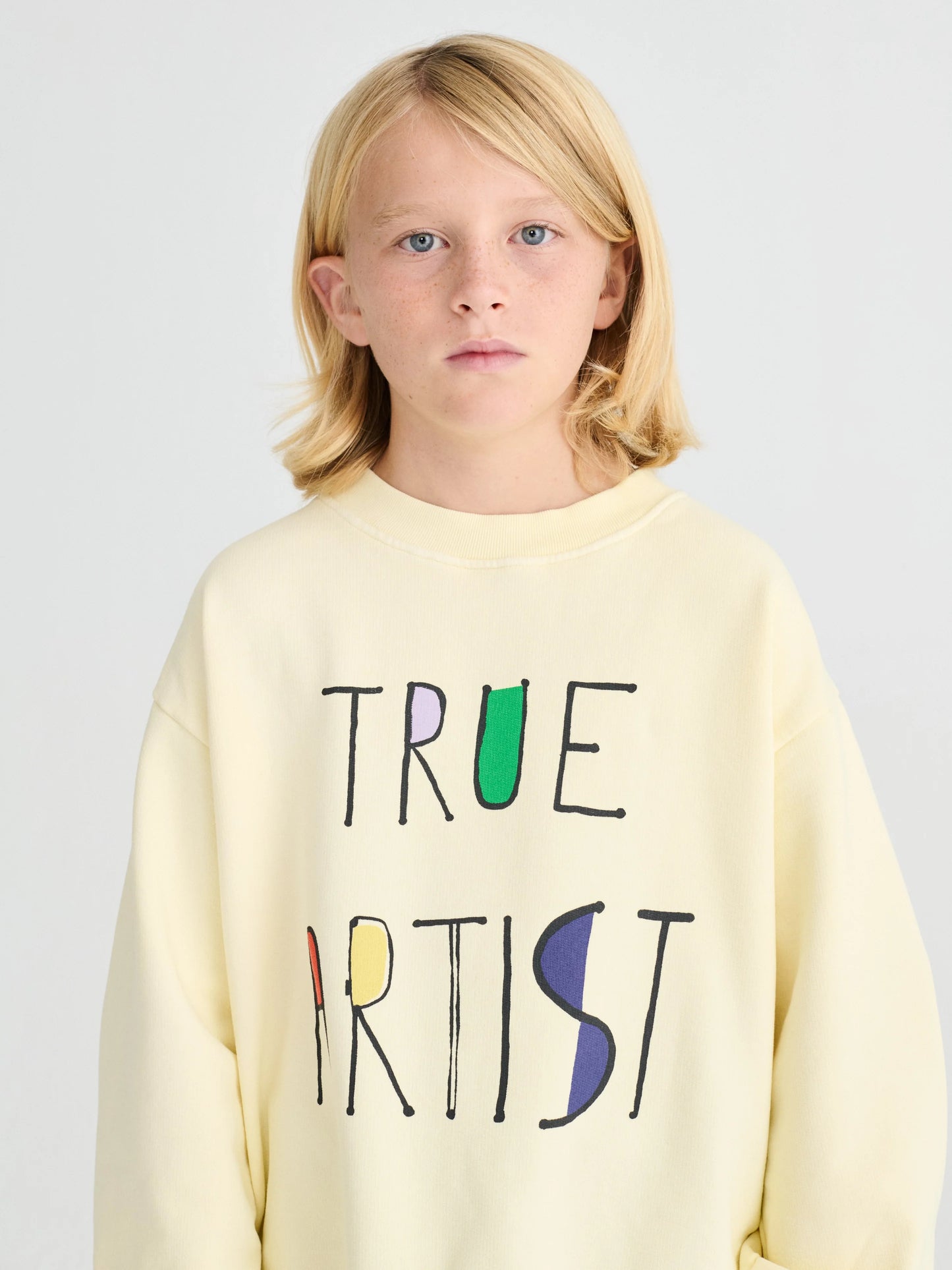 TRUE ARTIST Sweatshirt nº11 Soft Yellow
