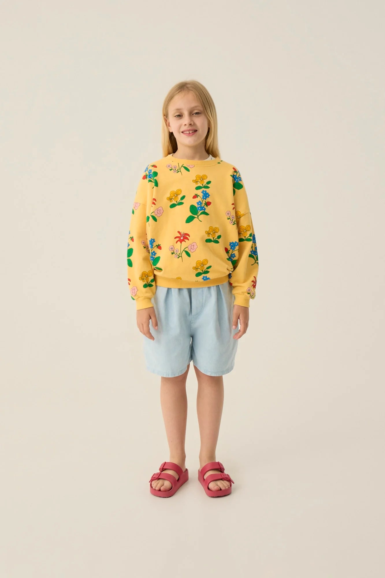 THE CAMPAMENTO Flowers Baby/Kids Sweatshirt