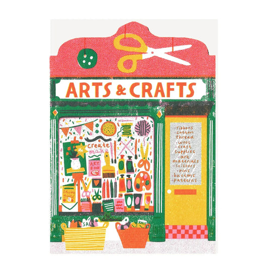 THE PRINTED PEANUT Art Shop Card