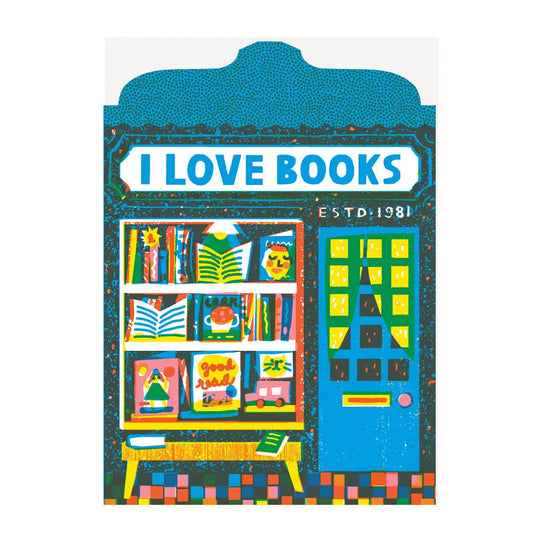 THE PRINTED PEANUT Book Shop Card