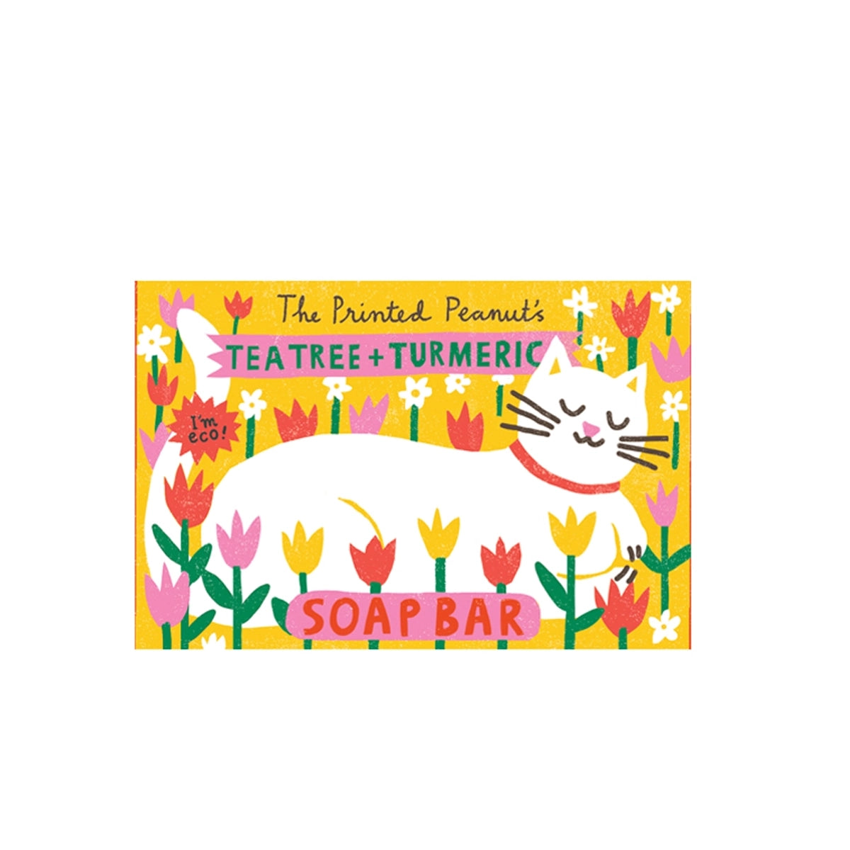 THE PRINTED PEANUT Tea Tree & Tumeric Soap