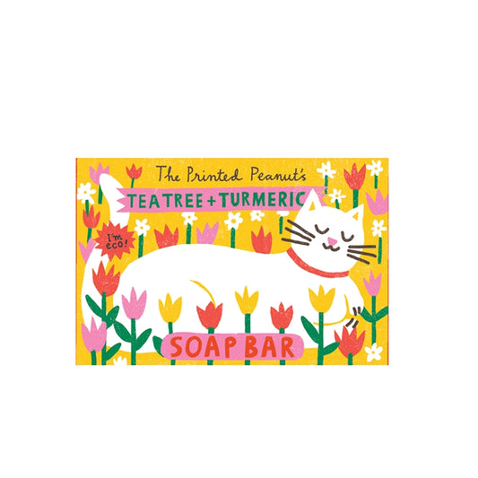 THE PRINTED PEANUT Tea Tree & Tumeric Soap