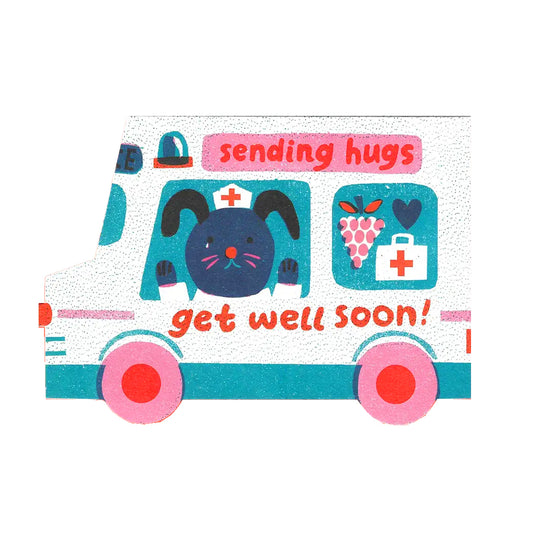 THE PRINTED PEANUT Get Well Soon Card