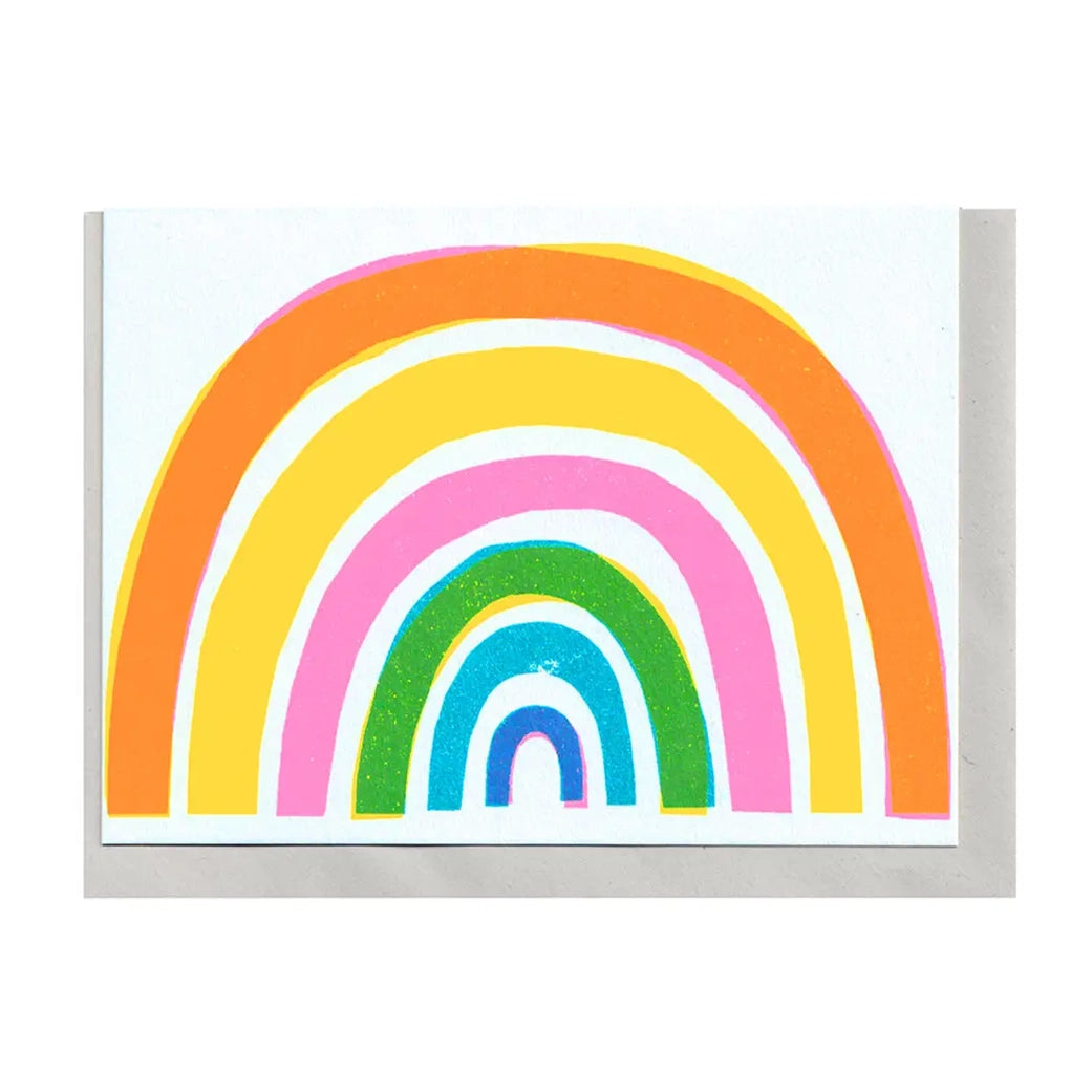 THE PRINTED PEANUT Rainbow Card