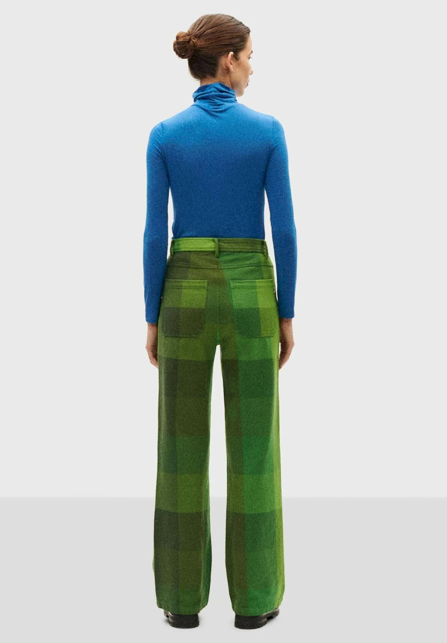 THINKING MU Blanket Trousers Green