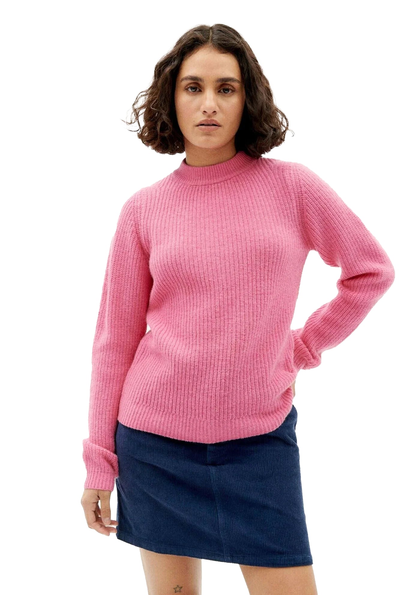 THINKING MU Hera Sweater Pink