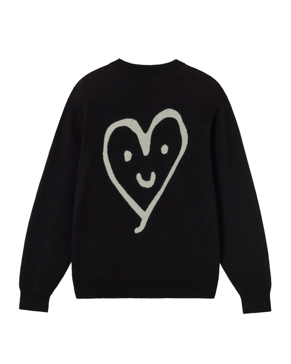 THINKING MU Khem Black Knitted Sweater