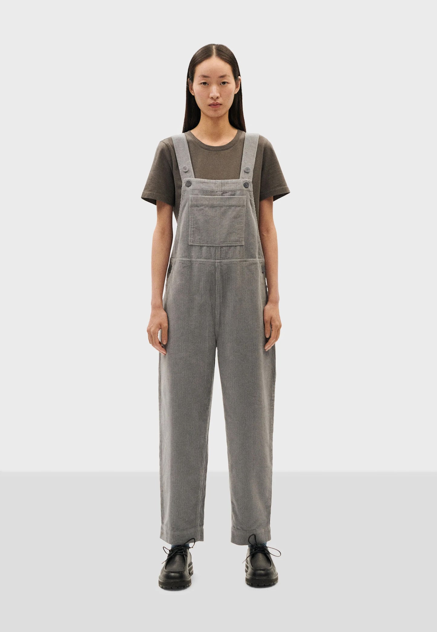 THINKING MU Luz Dungarees Grey