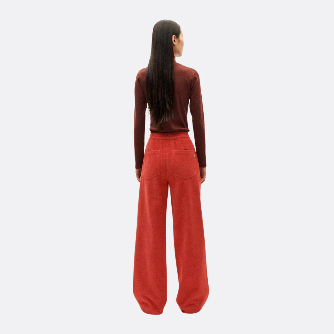 THINKING MU Manolito Trousers Red