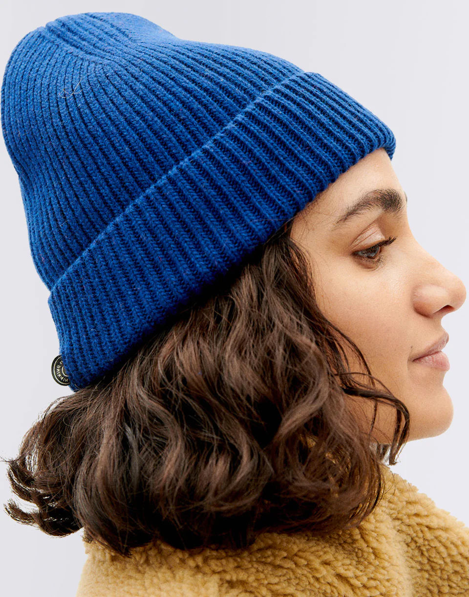 THINKING MU Wool Hat Blue