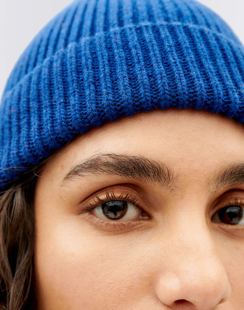 THINKING MU Wool Hat Blue