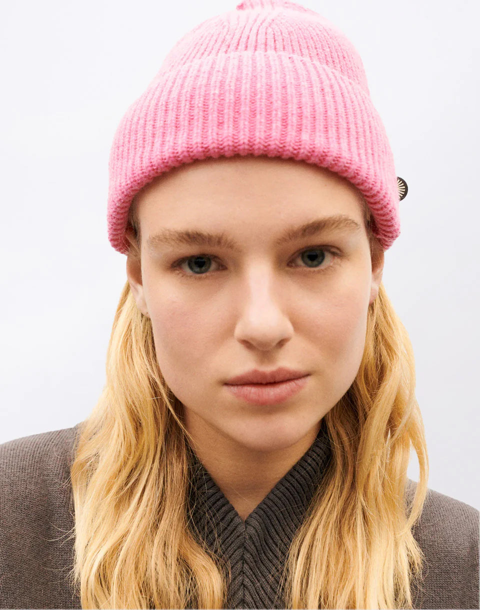 THINKING MU Wool Hat Pink