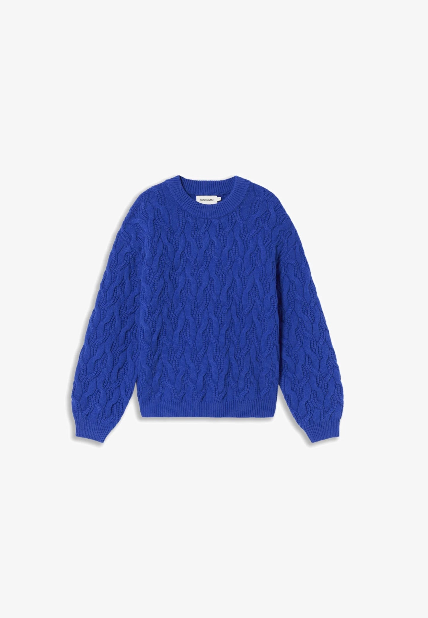 THINKING MU Carmen Sweater Blue