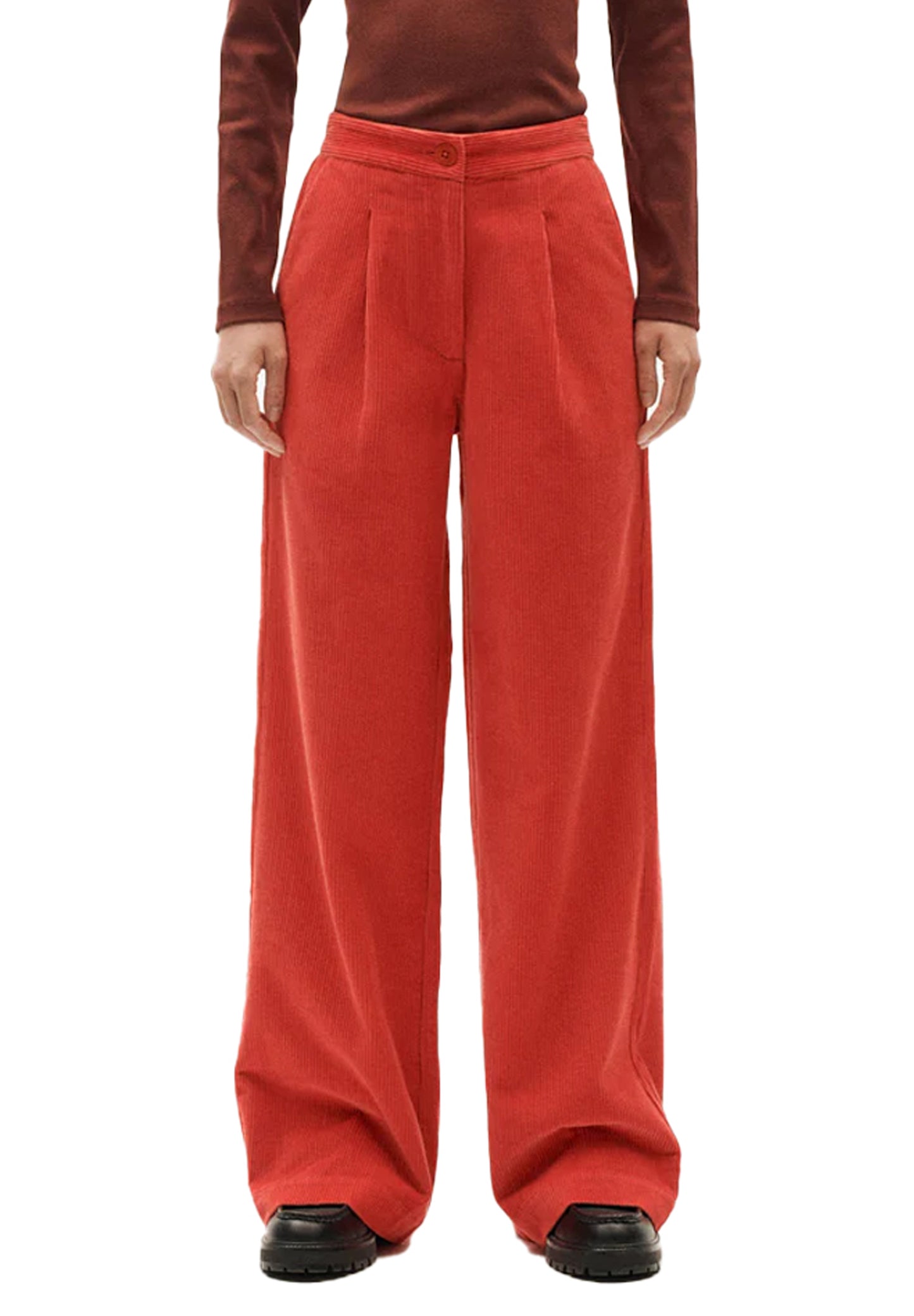 THINKING MU Manolito Trousers Red