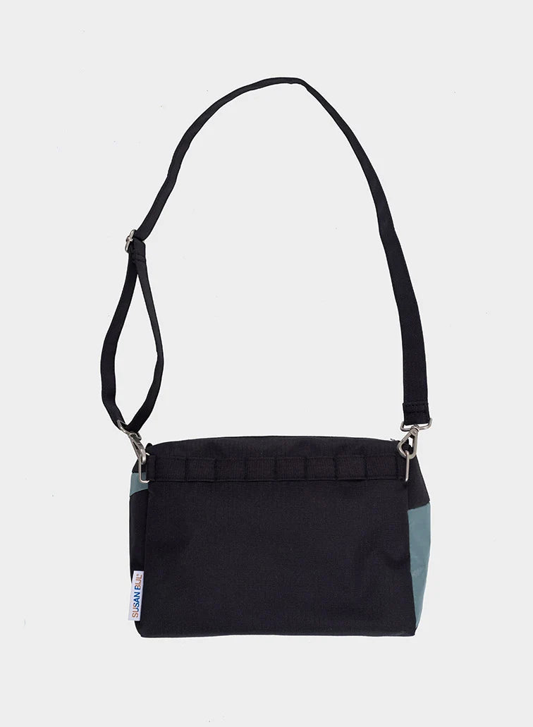 SUSAN BIJL Black & Grey Medium Bum Bag