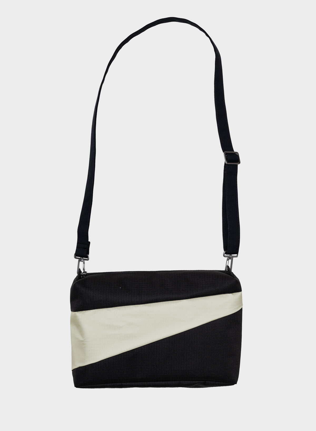 SUSAN BIJL Black & Cloud Medium Bum Bag