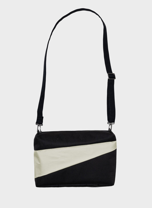 SUSAN BIJL Black & Cloud Medium Bum Bag