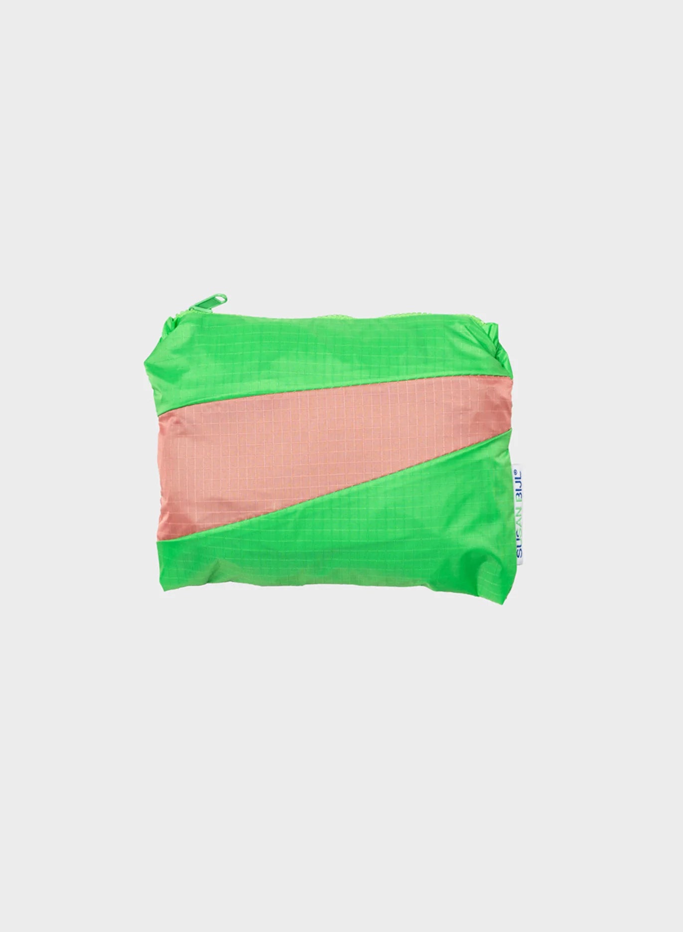 SUSAN BIJL Greenscreen & Coral Large Foldable Backpack