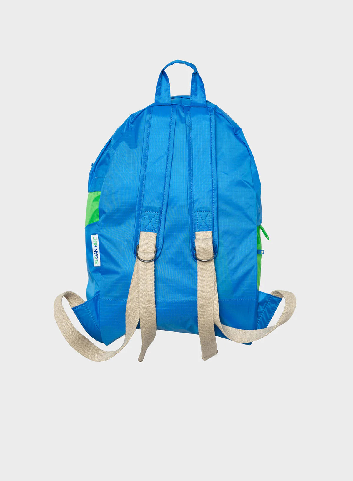 SUSAN BIJL Wave & Greenscreen Medium Foldable Backpack