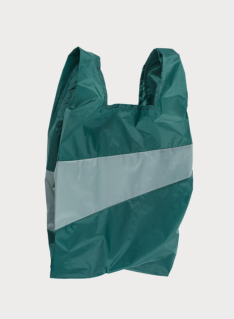 SUSAN BIJL Pine & Grey Large Shopping Bag