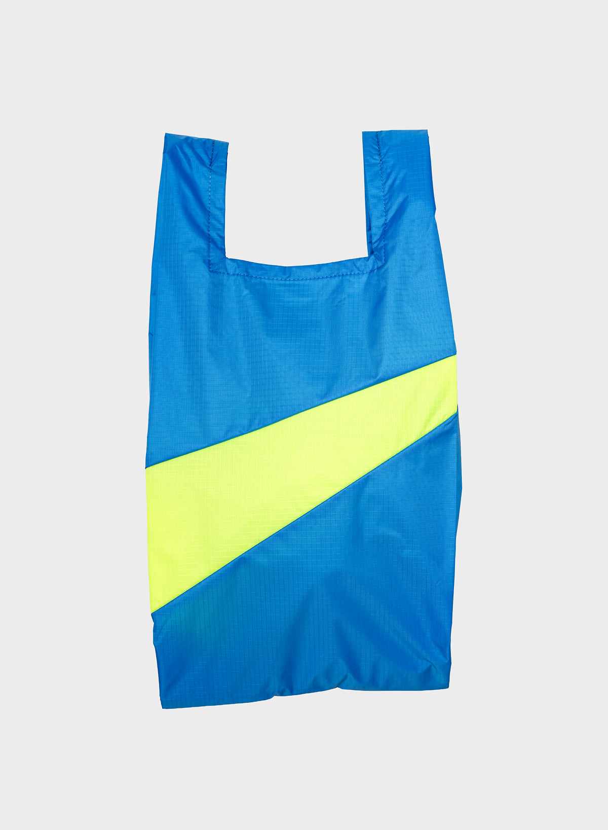 SUSAN BIJL Wave & Fluo Yellow Medium Shopping Bag